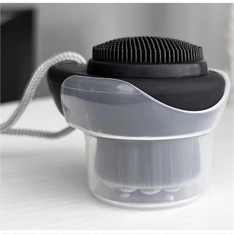 Face Care Tool Massage Scrubber Facial Cleansing Brush Wash Face Brush Soft Bamboo Charcoal Facial Cleansing Brush